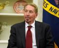 Bild: Evan Vucci/AP/dpa
Larry Ellison gründete in den 70er Jahren die Software-Firma Oracle mit. (Archivbild)