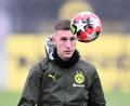 Bild: Federico Gambarini/dpa
Nico Schlotterbeck ist nach mehrmonatiger Verletzungspause ins BVB-Training zurückgekehrt. (Archivbild)