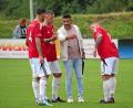 Bild: Rainer Rosenau
Dieses Quartett wird künftig nicht mehr für den VfB Rothenstadt tätig sein oder spielen: Noel Scheler (von links), Andreas Scheler, Ex-Trainer Hakan Boztepe und Michael Jonczy.