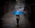 Bild: Emilio Morenatti/AP/dpa
Regenwetter während Kataloniens Nationalfeiertag "Diada"