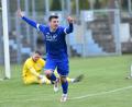 Archivbild: A. Schwarzmeier
Patryk Bytomski hatte Grund auch in Erlangen Grund zum Jubeln. Er erzielte das zwischenzeitliche 1:1 im Auswärtsspiel am Freitagabend.