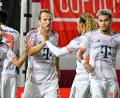Bild: Uwe Anspach/dpa
Kann die Bayern-Offensive um Harry Kane (Mitte) gegen den HSV mal wieder jubeln?