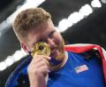 Bild: Michael Kappeler/dpa
Wieder Weltmeister: Kugelstoßer Ryan Crouser aus den USA.