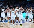 Bild: Stefanos Kyriazis/ZUMA Press Wire/dpa
Deutschlands Basketballer feiern den Finaleinzug bei der EM.