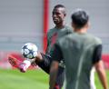Bild: Sven Hoppe/dpa
Nicolas Jackson in Aktion beim Training vor dem Wiedersehen mit Chelsea.