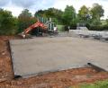 Bild: gf
Die Bauarbeiten im Skatergelände gehen voran: Vielleicht kann auf dem neuen Soccerground schon in diesem Herbst gekickt werden.