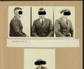 Bild: Staatsarchiv Amberg
Bilder des Täters nach seiner Verhaftung in der Nähe von Augsburg