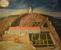 Bild: Bayerisches Nationalmuseum
Dieses Gemälde mit Georgskirche und Jesuitenkolleg von unbekannter Hand befindet sich als Leihgabe des Bayerischen Nationalmuseums im Stadtmuseum Amberg.