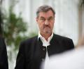 Bild: Leonie Asendorpf/dpa
Markus Söder will den bayerischen Staat in den nächsten 15 Jahren deutlich schlanker machen (Archivbild).