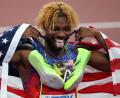 Bild: Oliver Weiken/dpa
Noah Lyles aus den USA hat das Finale über 200 Meter bei der Leichtathletik-WM in Tokio gewonnen und damit seinen vierten WM-Titel in Serie auf dieser Strecke gefeiert.