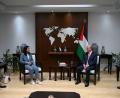 Bild: Katharina Kausche/dpa
Die Entwicklungsministerin, Reem Alabali Radovan (SPD), hatte Ende August den Ministerpräsidenten der Palästinensischen Autonomiebehörde, Mohammed Mustafa, in Ramallah besucht.  (Archivfoto)
