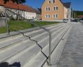 Bild: rn
Verfärbungen an dieser Treppenanlage sorgten für Unmut im Stadtrat Neustadt am Kulm.