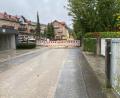Bild: Andreas Ascherl
Der Bereich, der Amberger Emailfabrikstraße, um den es geht. Derzeit werden hier schon Kanal und Wasserleitung ausgetauscht.