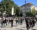Bild: Christian Seidl
Als Repräsentant der Oberpfalz marschieren die Kaltenbrunner Schützen zur Oktoberfest-Wiesn.