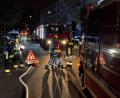 Bild: News5/dpa
Mehr als 100 Einsatzkräfte von Feuerwehr und THW waren in der Nacht im Einsatz.