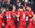 Bild: Tom Weller/dpa
Traf zum 1:0 für Freiburg: Mittelfeldspieler Patrick Osterhage (M.).