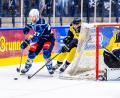 Bild: Tobias Neubert
Verteidiger Dominik Bohac (links) wird den Blue Devils Weiden verletzungsbedingt für längere Zeit fehlen.