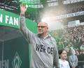 Bild: Carmen Jaspersen/dpa
Werder Bremens Trainerlegende Thomas Schaaf. (Archivbild)
