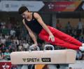 Bild: Hendrik Schmidt/dpa
Timo Eder siegt auch bei der zweiten WM-Qualifikation der Turner.