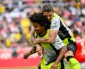 Bild: Torsten Silz/dpa
Der BVB legt nach und ist nun wieder nur zwei Punkte hinter Bayern.