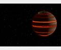 Bild: Evert Nasedkin/Trinity College Dublin/EurekAlert/dpa
Künstlerische Darstellung des Braunen Zwerges SIMP-0136