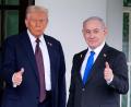 Bild: Alex Brandon/AP/dpa
Israels Ministerpräsident Benjamin Netanjahu traf US-Präsident Donald Trump am Montag im Weißen Haus.