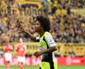 Bild: Torsten Silz/dpa
Karim Adeyemi hatte zuletzt viel Grund zur Freude.