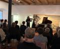 Bild: Marko Pammer
Carolina Brem und Josef Huber spielten im Nabburger Zehentstadel Werke von Brahms, Mozart und Beethoven.