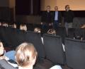 Bild: Kunz
Kameramann Klaus Fuxjäger, Lions Club Präsident Franz Wacht, Peter Märtin und Elisabeth Märtin präsentieren den Film.