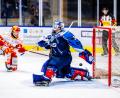 Bild: Tobias Neubert
Goalie Michael McNiven (rechts) wird den Blue Devils Weiden nach einer Operation auf unbestimmte Zeit fehlen.