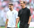 Bild: Carmen Jaspersen/dpa
Vincenzo Grifo (l), Julian Schuster und der SC Freiburg sind beim FC Bologna zu Gast. (Archivbild)