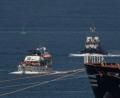 Bild: Leo Correa/AP/dpa
Vor Gaza: Israel eskortiert und stoppt Boote der Global Sumud Flotilla.