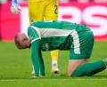 Bild: Bernd Thissen/dpa
Brynjar Bjarnason droht als einer von mehreren Fürth-Profis gegen Hannover auszufallen. (Archivfoto)
