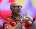 Bild: Hendrik Schmidt/dpa
Trainer Ales Pajovic und die SG Flensburg-Handewitt spielten im Pokal in Mannheim. (Archivbild)