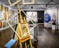 Bild: Marcus Rebmann
Blick in die Sonderausstellung „Fritz Griebel. gemalt. geschnitten. gewebt.“.