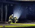 Bild: Karl-Josef Hildenbrand/dpa
Die Feuerwehr bekämpfte das Feuer.