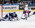 Bild: JMD Photographie
Tyler Ward (rechts) trägt nicht nur den Goldhelm als bester Scorer der Blue Devils Weiden. Mit neun Punkten ist der Kanadier seit Sonntag Top-Scorer der gesamten DEL2.