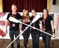 Archivbild: ubb
In Waldsassen warben Christian Fischer, Steffi Hasenfürter, die erkrankte Ilona Stamminger und Verena Schicker (von links) für die Registrierungsaktion.
