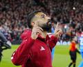 Bild: Peter Byrne/PA Wire/dpa
Hat mit Ägypten die WM-Teilnahme geschafft: Mohamed Salah. (Archivbild)