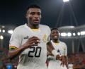 Bild: Themba Hadebe/AP/dpa
Tottenham-Star Mohammed Kudus hat mit Ghana den Sprung zur WM geschafft. (Archivbild)