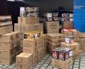 Archivbild: Polizei Waldsassen
Auf dem Polizeihof in Waldsassen stapelte sich im Dezember 2024 besonders brisante Fracht aus einem Kleintransporter. Die amtlich ermittelte Netto-Explosivmasse betrug knapp 170 Kilogramm.