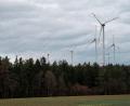 Bild: Daniel Vogl/dpa
Windräder im staatseigenen Lindenhardter Forst in Oberfranken. (Archiv)