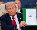 Bild: Michael Kappeler/dpa
US-Präsident Trump zeigt ein gewisses Verständnis dafür, dass die Hamas im Gazastreifen Gegner hinrichtet. (Archivbild)