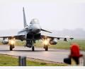 Bild: Hauke-Christian Dittrich/dpa
Deutsche Eurofighter sollen von Polen aus zum Schutz der Nato-Ostflanke beitragen. (Archivbild)