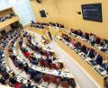 Bild: Peter Kneffel/dpa
Bei der letzten Sitzung vor der Sommerpause kam es zum Eklat im bayerischen Landtag. (Archivbild)