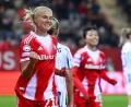 Bild: Sven Hoppe/dpa
Pernille Harder traf per Kopf zum 1:0 für die Münchnerinnen.