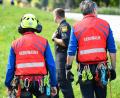 Bild: Uwe Lein/dpa
Der 13-jährige Junge wurde nach dem Sturz von der Bergwacht gerettet. (Symbolbild)