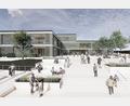 Bild: BFK Architekten und .atelier coa
So soll die neue Grund- und Mittelschule in Windischeschenbach einmal aussehen.