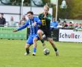 Bild: Hubert Ziegler
Michael Janner (rechts) von der DJK Ammerthal (hier im Zweikampf mit Malik Pankey vom FSV Erlangen-Bruck) brachte seine Mannschaft mit 1:0 in Führung.