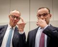 Bild: Kay Nietfeld/dpa
Unionsfraktionschef Jens Spahn verteidigt Bundeskanzler Friedrich Merz beim Thema Migration im Stadtbild. (Archivfoto)